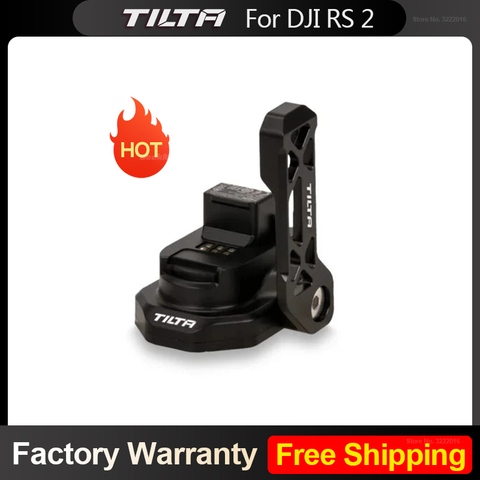 New Tilta TGA-PBP Power Supply Base Plate  Security DJI RS2 accessories P-tap 2-pin Power Input for DJI RS 2 ► Photo 1/6