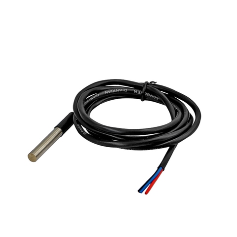 Stainless steel package Waterproof DS18b20 temperature probe Temperature sensor 18B20 Waterproof cable ► Photo 1/4