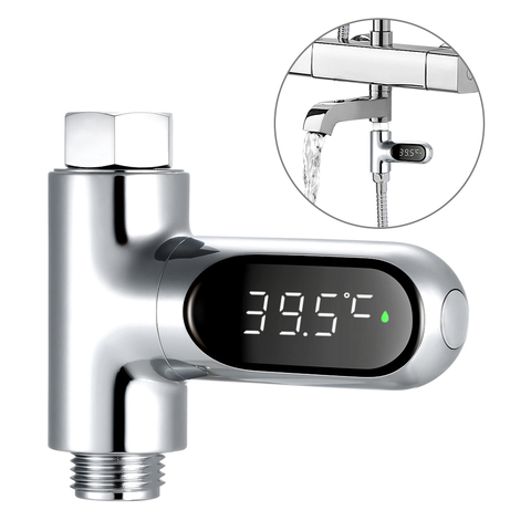 LED Display Shower Faucets Water Thermometer Electricity Water Temperture Monitor Home Hot Tub Bathing Temperature Meter ► Photo 1/6
