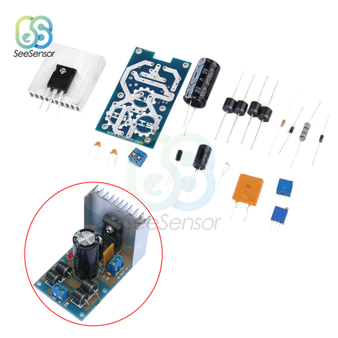 LT1083 7A Adjustable Power Supply Module Voltage Regulator with Self-recovery Fuses Heatsink DIY Kits ► Photo 1/6