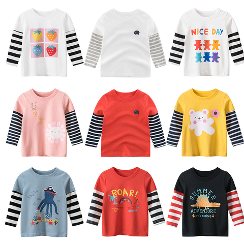 New Spring Autumn Baby Clothes Children Boys Girls Fashion T-Shirt