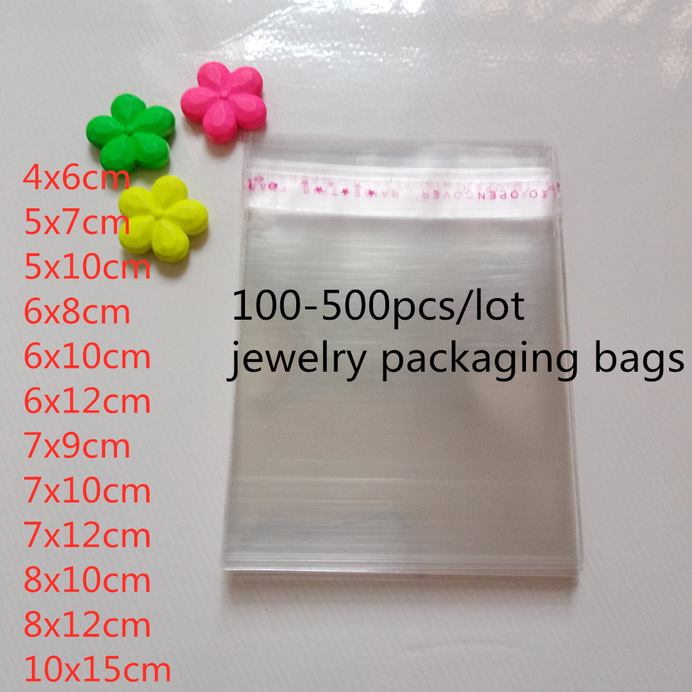 Small Packaging Bags Jewelry  Small Plastic Bags Jewellery - 50pcs Plastic  Bags - Aliexpress