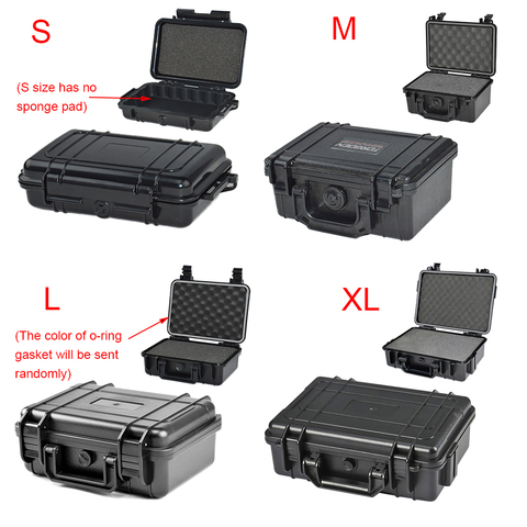 Waterproof Safety Box ABS Plastic Tool Case Outdoor Tactical Dry Box Sealed Safety Equipment Storage Outdoor Tool Container ► Photo 1/6