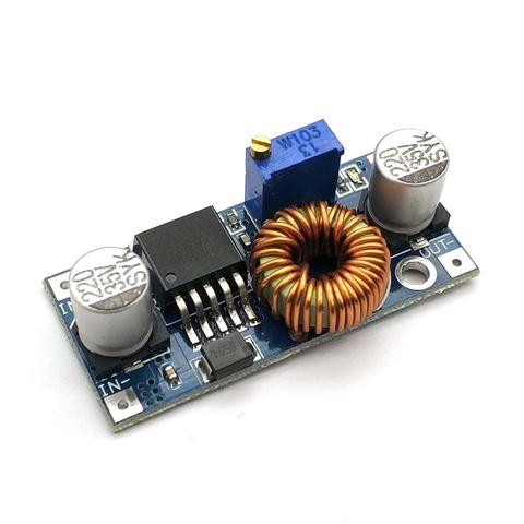 5A DC-DC Step-Down Buck XL4005 Adjustable Power Supply Module DC Step Down Voltage Regulator Board LED Driver 5-32V to 0.8-24V ► Photo 1/3