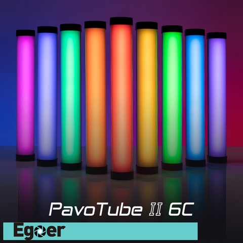 Nanlite PavoTube II 6C LED RGB Light Tube Portable Handheld Photography Lighting Stick CCT Mode Photos Video soft light ► Photo 1/6