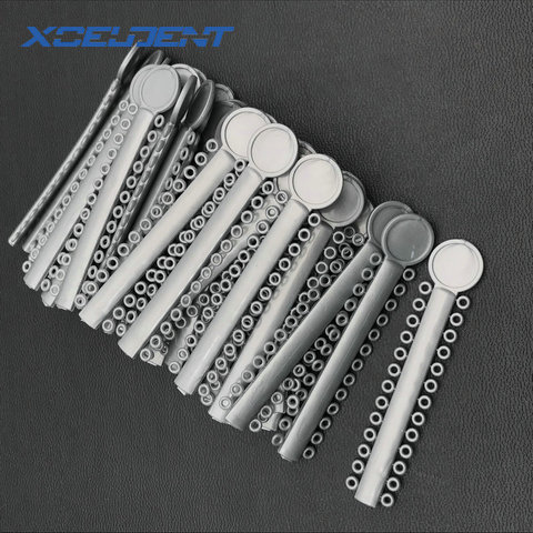 40pcs/pack Dental Orthodontic Ligature Elastomeric Ligature Ties Elastic Rubber Bands Health Teeth Tools Silver ► Photo 1/5