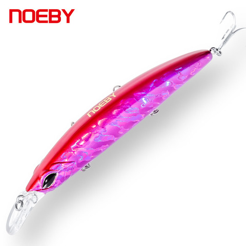 Noeby 2022 New Sea Fishing Minnow Lure 110mm/19g Long Casting Floating Saltwater Minnow Fishing Lure For Sea Bass/Pike ► Photo 1/6