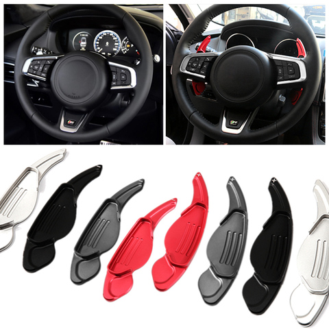 Car Paddle Shift For Jaguar XF XE XJ F-PACE F-TYPE X760 X250 X260 X761 X351 Steering Wheel Shifter Extend Car Stickers Accessory ► Photo 1/6