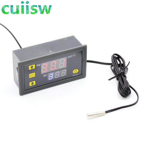 W3230 AC110V-220V DC12V Digital Temperature Controller Red And Blue Display 20A -55-120 Degree Temperature Measurement Data Save ► Photo 1/5