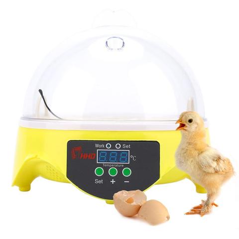 Electronic Automatic Incubator 7 Eggs Poultry Incubator Brooder Machine Chicken Duck Egg Hatcher Tools ► Photo 1/6