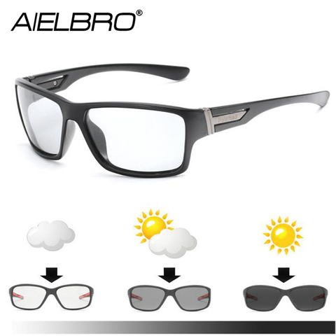 Men's Glasses Photochromic Sunglasses Man Cycling Glasses Polarizing Glasses 2022 Outdoors Sports Bike Bicycle Glasses ciclismo ► Photo 1/6