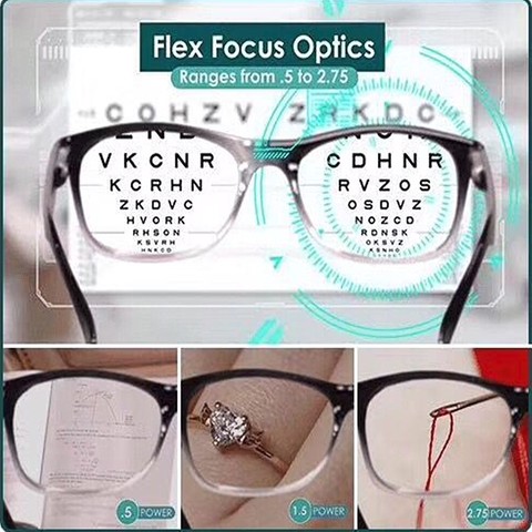 Newest Mulifocal One Power Readers High Quality Women Men Auto Adjusting Bifocal Reading Glasses +50 to +250 ► Photo 1/6
