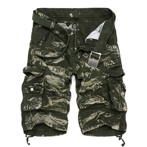 New 2022 Summer Camouflage Military Mens Cargo Shorts Casual Loose Short Pants Men Plus Size Tactical Pantalon Corto Hombre ► Photo 1/6