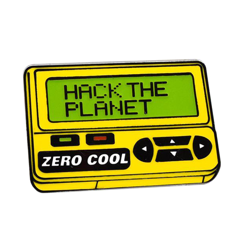 HACK THE PLANET Enamel Pin ► Photo 1/1