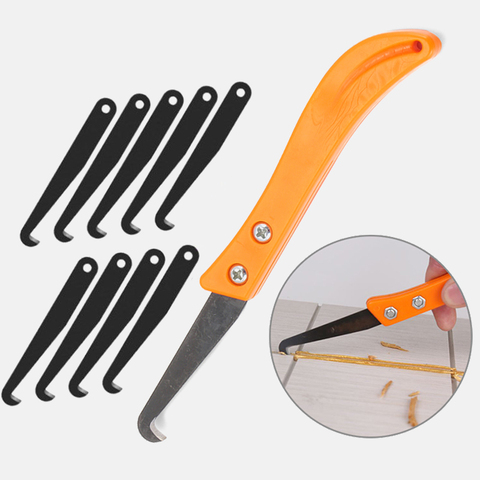 New Professional Gap Hook Knife Tile Repair Tool Old Mortar Cleaning Dust Removal Steel Construction Hand Tools ► Photo 1/6