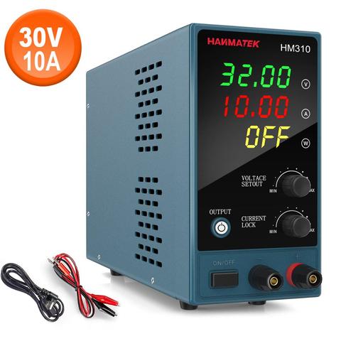 High-Precision 30V 10A DC Power Supply Mini Low Noise Artificial Power Regulator Anti-Mishandling Safety Lock Multi-Scene Use ► Photo 1/6