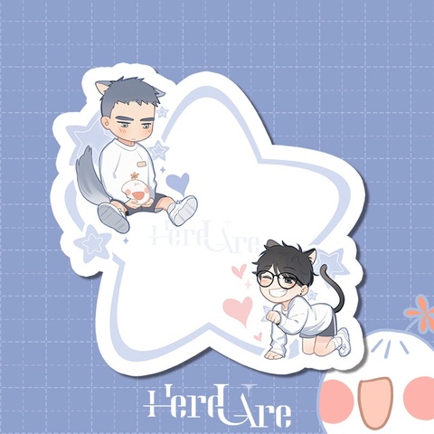 New Comic Here U Are Sticky Notes Yu Yang, Li Huan Character Self-Adhesive Sticky Planner Memo Pads Fans Gift ► Photo 1/4