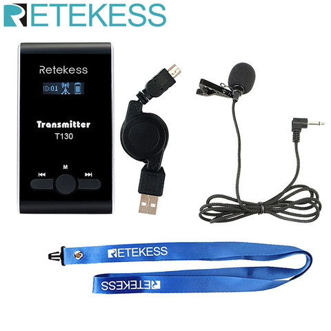 RETEKESS T130 Tour Guide Transmitter For Wireless Tour Guide System Set Simultaneous Translation Meeting Interpretation System ► Photo 1/6