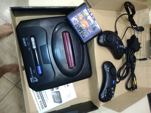 New Arrival 16 bit SEGA MD 2 Video Game console for Original SEGA game cartridge Optional 138 in 1,55 in 1,196 in 1 classic game ► Photo 1/5