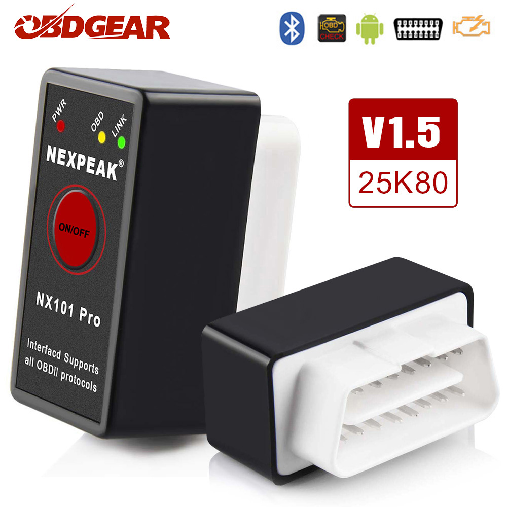 Vil have Godkendelse helvede OBD2 ELM327 Bluetooth pic18f25k80 OBD2 Car Scanner ELM 327 Mini V1.5 OBD2  Scanner OBD Elm327 V 1.5 Auto Diagnostic Tool - Price history & Review |  AliExpress Seller - OBDGEAR Store | Alitools.io