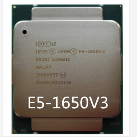 Intel Xeon E5 1650 V3 3.5GHz 6 Core 15Mb Cache LGA2011-3 CPU E5 1650-V3 Processor 1650V3 ► Photo 1/1