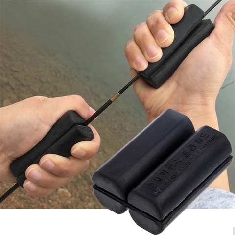 1pc New Rubber Shrink Device Non-slip Rod Black Fishing Supplies Rubber Retreat Rod Device ► Photo 1/6