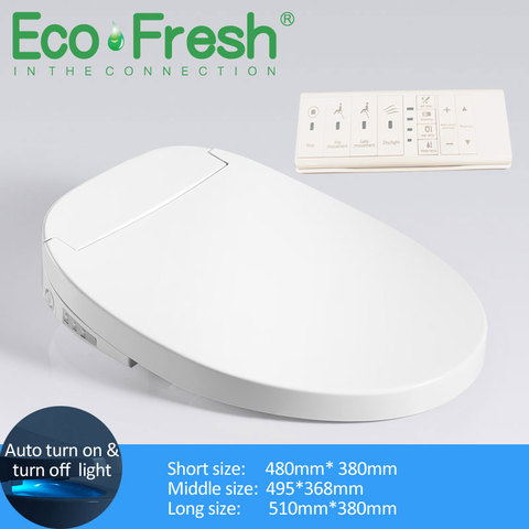 EcoFresh smart toilet seat cover electronic bidet cover clean dry seat heating wc intelligent toilet seat cover ► Photo 1/6
