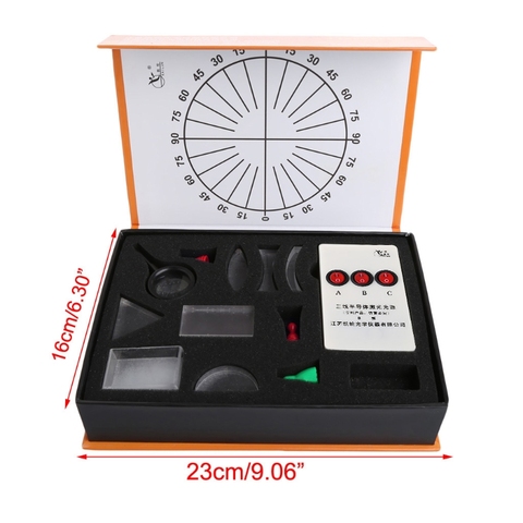 Optical Equipments Experiments Concave Convex Lens Prism Set Physical Optical Kit Laboratory Equipment Drop Ship ► Photo 1/6