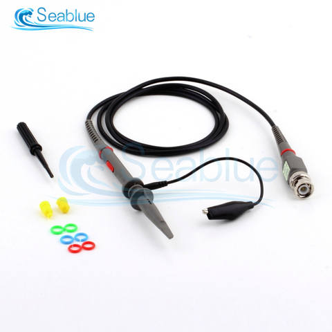 1Set P6100 100MHz BNC Oscilloscope Probe Kit DC-100MHz Scope Alligator Clip Test Probe ► Photo 1/5