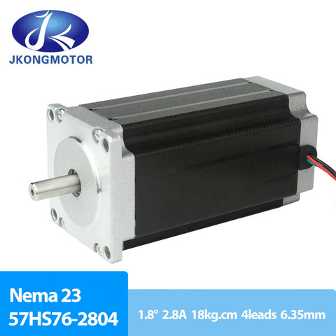 Nema 23 Stepper Motor 76 mm 1.89 N.m 1.8 deg 4 lead Nema 23 Step Motor 2.8 A for DIY CNC 3D Printer ► Photo 1/4