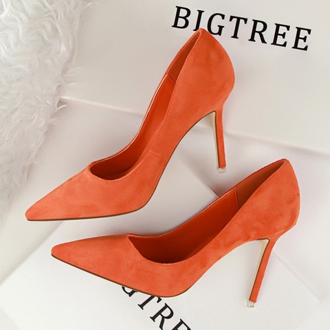 BIGTREE Shoes Women Pumps Fashion High Heels For Women Shoes Casual Pointed Toe Women Heels Stiletto Ladies Chaussures Femme ► Photo 1/6