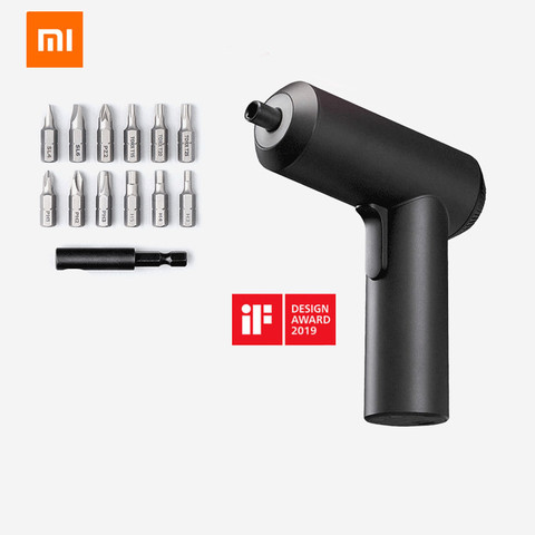 XIAOMI Mijia Cordless Rechargeable Screwdriver 3.6V 2000mAh Li-ion 5N.m Electric Screwdriver With 12Pcs S2 Screw Bits For home ► Photo 1/6