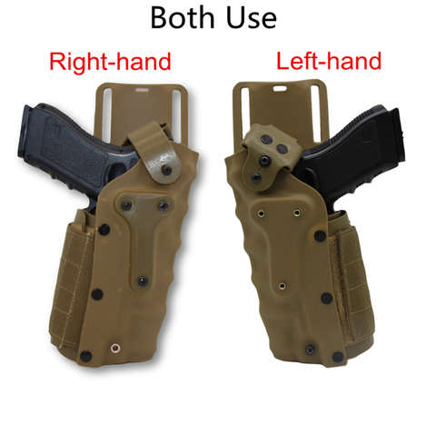 Tactical Gear Military Left & Right Hand Belt Holster Adjustable Pistal Belt holster For GLOCK 17 colt 1911 Beretta M9 ► Photo 1/6