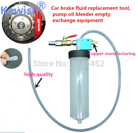 Big Sale!!Kawish Auto Car Brake Fluid Oil  Replacement Tool Pump Oil Bleeder Empty Exchange Drained Kit Equipment ► Photo 1/6