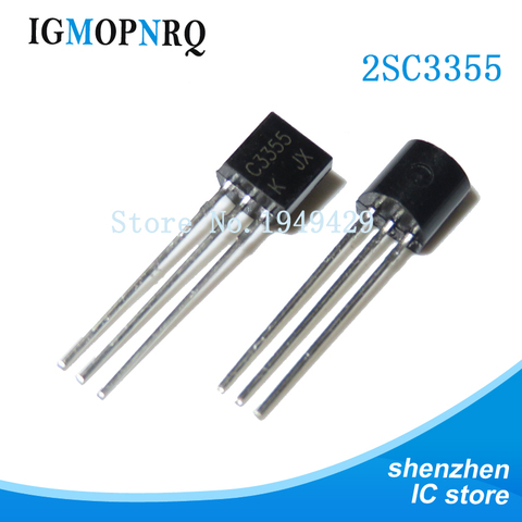 50PCS 2SC3355 TO92 C3355 NPN Transistor TO-92 25V ► Photo 1/2