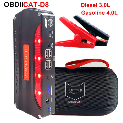 Portable Car Jump Start Power Bank Emergency Auto Jump Starter Car Jump Auto Battery Booster Pack Vehicle car Jump Starter ► Photo 1/6