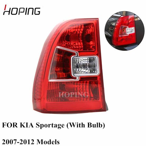 HOPING Left Right Tail Lamp Tail Light For KIA Sportage 2007 2008 2009 2010 2011 2012 Rear Brake Lamp Stop Light  With Bulb ► Photo 1/1