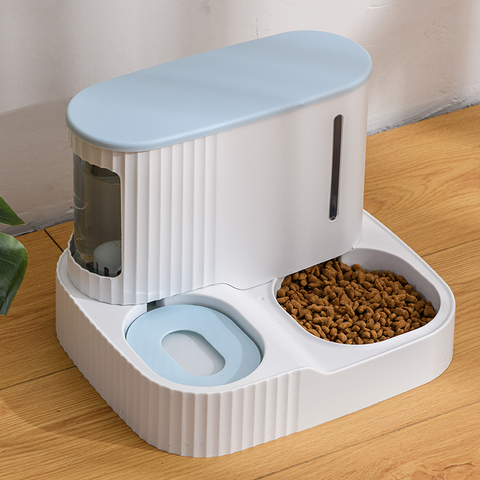 Pet Cat Bowl Dual-Use Dog for Feeder Bowls Kitten Automatic Food Drinking Fountain 3L Capacity Puppy Feeding Waterer Products ► Photo 1/6