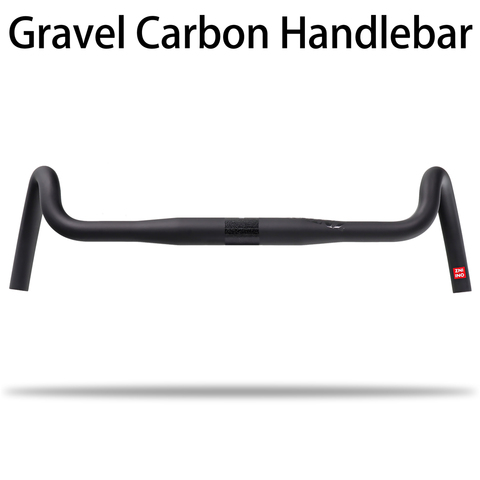 2022 new Carbon Gravel handlebar Big Flare Bar Cyclocross Road Bike handlebars 400/420/440mm carbon fiber bicycle handlebar ► Photo 1/6