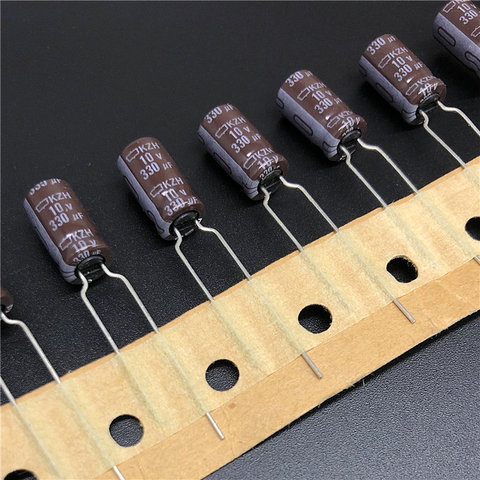 10pcs 330uF 10V NCC KZH Series 6.3x11mm Low ESR Low Impedance 10V330uF Aluminum Electrolytic Capacitor ► Photo 1/2