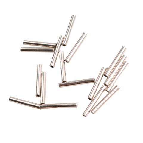 100PCS Stainless Steel Alloy Crimp Sleeves Connector Tackle Tools Fishing  Wire Pipe Fishing Line Tube fishing wire tube line crimping sleeve fishing  accessories