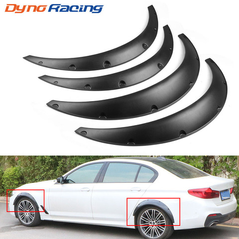 4 Pcs Universal Car Fender Flares Arch Wheel Eyebrow Auto Mudguard Lip Body Kit Eyebrow Protector Cover Mud Guard ► Photo 1/6