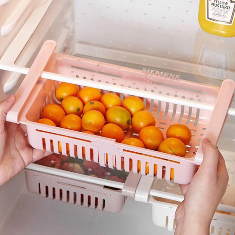 Hoomall Creative Refrigerator Storage Box Fresh Spacer Layer Storage Rack Drawer Fresh Spacer Sort Kitchen Tool ► Photo 1/6