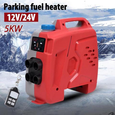 12V Ignition Copper Heater 8kw Parking Diesel Heater Low Noise Autonomous Heater For Cars Van WIth LCD Display Remote Control ► Photo 1/6