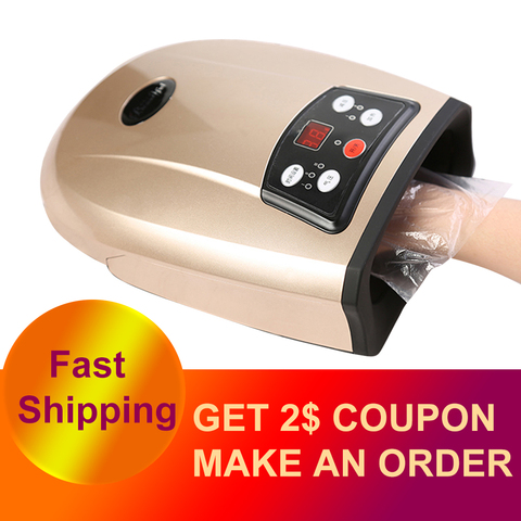 Heated Hand Massager Physiotherapy Equipment Pressotherapy Palm Massage Device Air Compression Finger Massager Apparatus ► Photo 1/6
