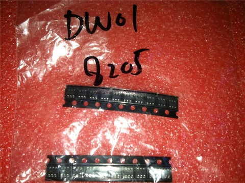 100pcs/lot ( DW01+FS8205A) DW01 SOT23-6 + 8205A MSOP-8 DW01A 8205 In Stock ► Photo 1/1