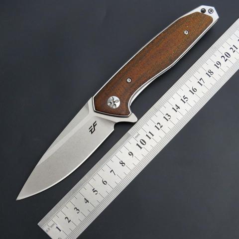 Eafengrow EF961 folding knife D2 Blade + micarta handle tactical pocket knife Camping Knife edc outdoor tool ► Photo 1/6