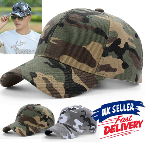 Baseball Cap Outdoor Sport Caps Leisure Army Camo Hat Sunscreen Duck Tongue Hat Snapback Caps Men's and Women's Camouflage Caps ► Photo 1/6
