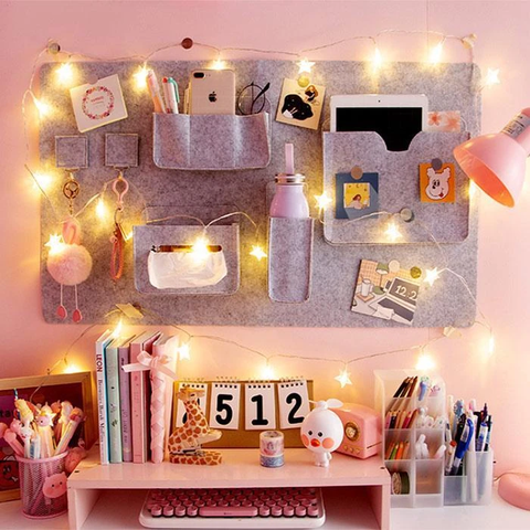 Letter Message Felt Background Board Felt Background Board Organiser Display Message Board DIY Decoration Craft for Home Office ► Photo 1/6