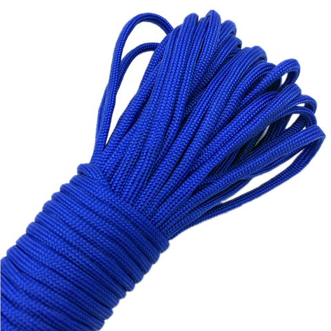 0.5/0.8/1.0/1.5/2.0/4mm 10yards Blue Rope Parachute Cord Lanyard Rope Climbing Camping Survival Equipment Paracord Bracelet ► Photo 1/2